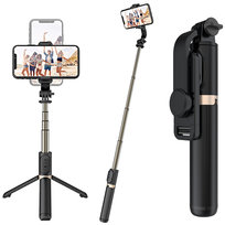 SELFIE STICK STATYW DO TELEFONU TRIPOD Z PILOTEM KIJEK STATYW BLUETOOTH BT