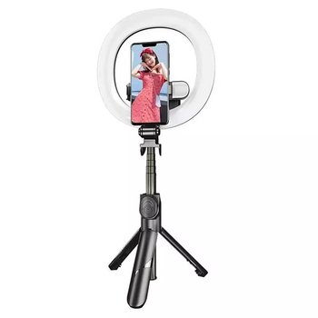 Selfie stick/statyw Puluz z podwójnym oświetleniem LED - Inny producent