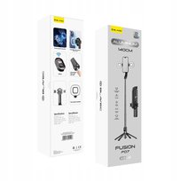 Selfie Stick Statyw Tripod Kijek Do Telefonu Magsafe + 2x Lampa Led Pilot