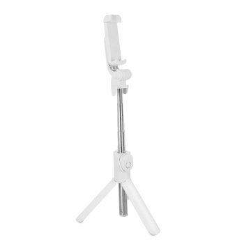 Selfie stick ze statywem Pilot zdalnego sterowania Bluetooth Wysuwane ramię 68 cm - Biały - Avizar