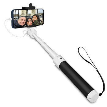 Selfie stick Złącze Lightning Wysuwany przycisk zwalniający LinQ - czarny - LinQ