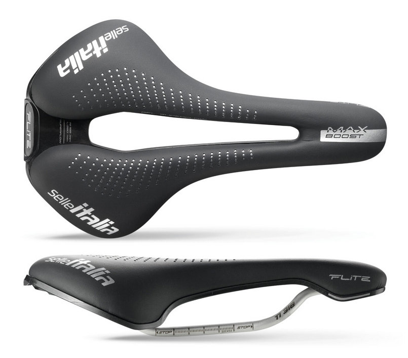 Selle Italia Selle Italia, Siodło rowerowe, MAX FLITE BOOST GEL SUPERFLOW L, czarny