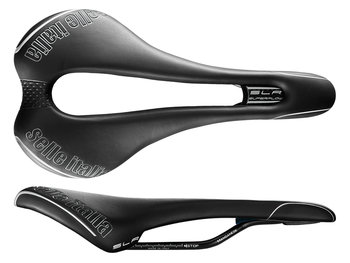 Selle Italia, Siodło rowerowe, SLR TM Super Flow S3, Managanese tube 7, czarny - Selle Italia