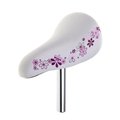 Selle Mio, Siodło rowerowe dziecięce, różowe kwiaty, 20" - Selle Mio