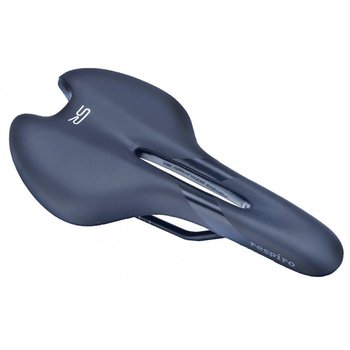 Selle Royal, Siodełko, Respiro Sport 9029HRT szosa żelowe czarno-białe z otworem - Selle Royal