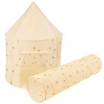 Selonis Tunel  + Pawilon PT-100X jasny beż tunel + namiot Zabawka plac zabaw