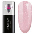 Semilac 805 Extend Care 5W1 Glitter Dirty Nude Rose, 7ml Hybrydowy, Lakier Kolorowy Baza Top - Semilac