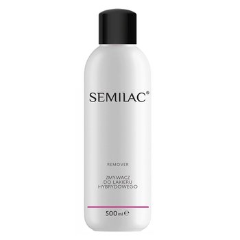 Semilac, Remover, płyn służący do ściągania lakieru hybrydowego, 500 ml - Semilac