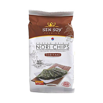 Sen Soy, chipsy Nori Chips o smaku teriyaki, 4,5g - SEN SOY