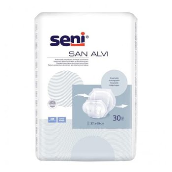 Seni San Alvi, Pieluchy Anatomiczne, 30 Szt. - Seni