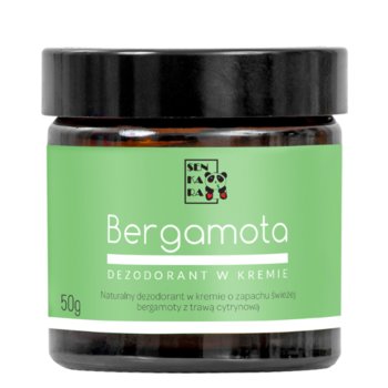 Senkara, Bergamota naturalny dezodorant w kremie, 60ml - SENKARA