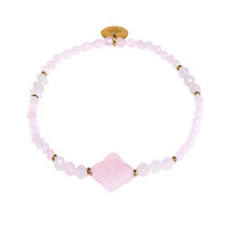 Senses Story, SELF LOVE, bransoletka z kamieni różowego kwarcu