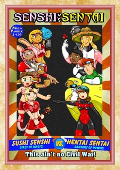 Senshi Vs. Sentai - Komix Mini