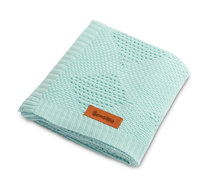 Sensillo, Koc bambusowy, Miętowy, 80x100 cm