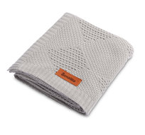 Sensillo, Koc bambusowy, Szary, 80x100 cm 