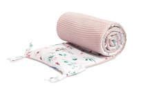 Sensillo Ochraniacz Na Łóżeczko - Wafel - Hipopotamy różowe