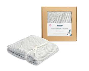 Sensillo, Otulacz/Kaptur, 100% bamboo, Szary - Sensillo