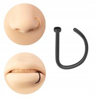 Septum U Kolczyk do Nosa Bez Przekuwania Stal Ring Punk EMIGMAT