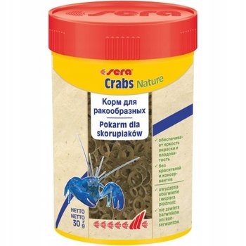 SERA Crabs Natural 100 ml, granulat - pokarm dla krewetek i raków [SE-00556] 100 ml - Inna marka