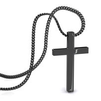 SERASAR, ekskluzywny naszyjnik dla kobiet „Hope” 316L ze stali chirurgicznej, wodoodporny, regulowana długość, kolor czarny, w zestawie pudełko na biżuterię, idealny prezent urodzinowy, świąteczny i walentynkowy dla żony lub dziewczyny