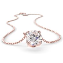 SERASAR, ekskluzywny naszyjnik dla kobiet „Zirconia” 316L, stal chirurgiczna, wodoodporny, regulowana długość, kolor różowego złota, w zestawie pudełko na biżuterię, idealny prezent urodzinowy, świąteczny i walentynkowy dla niej