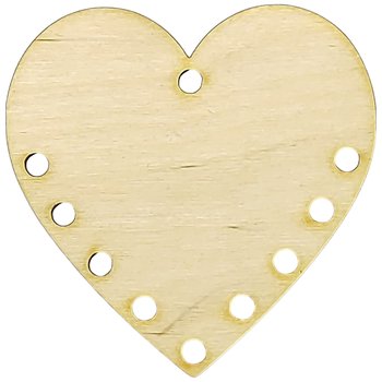 Serce drewniane serduszko Zawieszka ze sklejki 10 cm Baza scrapki gr. 3 mm / iksber - Inny producent