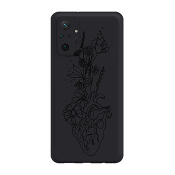 Serce minimal - Redmi Note 10 Pro Etui matowe czarne [TIF 05E] - Inny producent