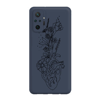 Serce minimal - Redmi Note 10 Pro Etui matowe granat [TIF 05E] - Inny producent