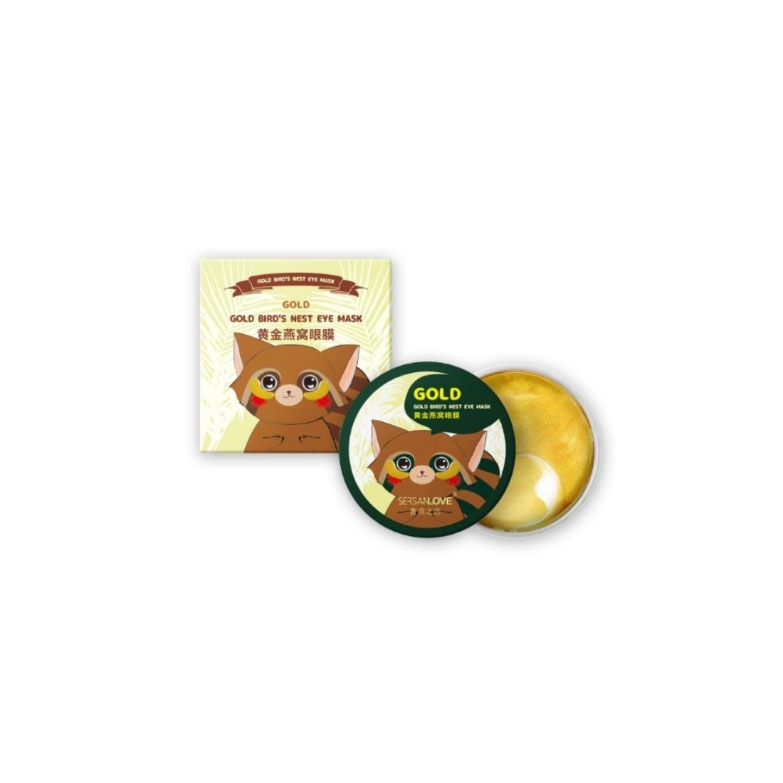 Sersanlove, Gold Bird's Nest Eye Mask, Pielęgnacyjne hydrożelowe płatki ...