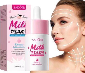 Serum do Twarzy Milk Peach z Niacynamidem-Nawilżający Odżywczy Sadoer 30ml - Sadoer