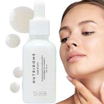 SERUM do TWARZY witaminowe ODMŁADZAJĄCE rozjaśniające WITAMINA C Nutridome - Nutridome