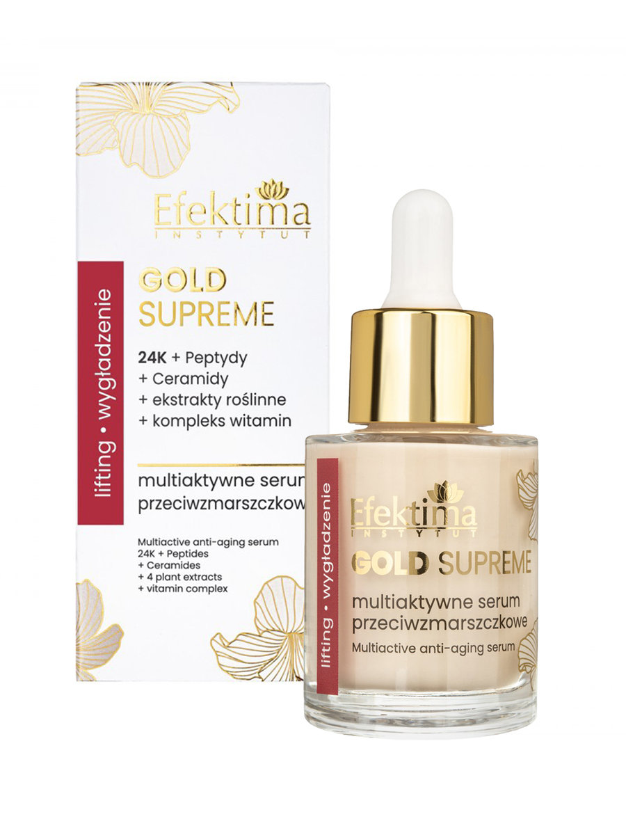 Empik Serum przeciwzmarszczkowe Efektima Gold Supreme Serum lifting wygładzenie