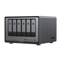 Serwer plików NAS Ugreen DXP6800 Pro, 6-dyskowy, Intel i5-1235U, 8GB DDR5, 2x 10GbE, 8K HDMI, SD 4.0