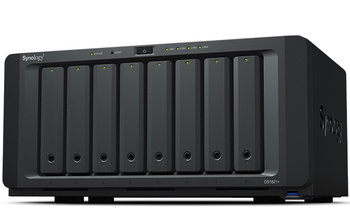 Serwer plików Synology DS1821+ 8-bay, AMD Ryzen V1500B 4-core 2.2GHz, 32 GB DDR4 ECC(ZAM), 2 (NVMe) 4xGbE LAN, 4x USB 3.0, 2x eSATA, 1x Gen3 x8 slot - Synology