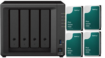 Serwer plików Synology DS923+ 4-bay, 4 x Dysk Synology HAT3300-4T 4TB 256MB 5400 obr./min Bundle - Synology
