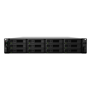 Serwer plików Synology SA3200D 2U 12-bay, Intel Xeon D-1521 4-core 2.4GHz; 8 GB DDR4 ECC UDIMM, 1x10GbE, 2xGbE - Inny producent