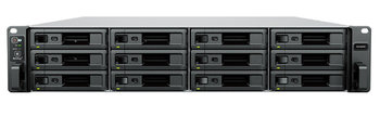 Serwer plików Synology SA3400D 2U 12-bay, Intel Xeon D-1541 8-core 2.1GHz; 8 GB DDR4 ECC UDIMM, 1x10GbE, 2xGbE - Synology