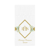 Serwetki Kieszonki Na Sztućce Komunia Eukaliptus