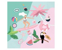 Serwetki Kolekcja Summer - Let'S Party (Surfing), Certyfikat Fsc, 33X33 Cm/ 20 Szt.