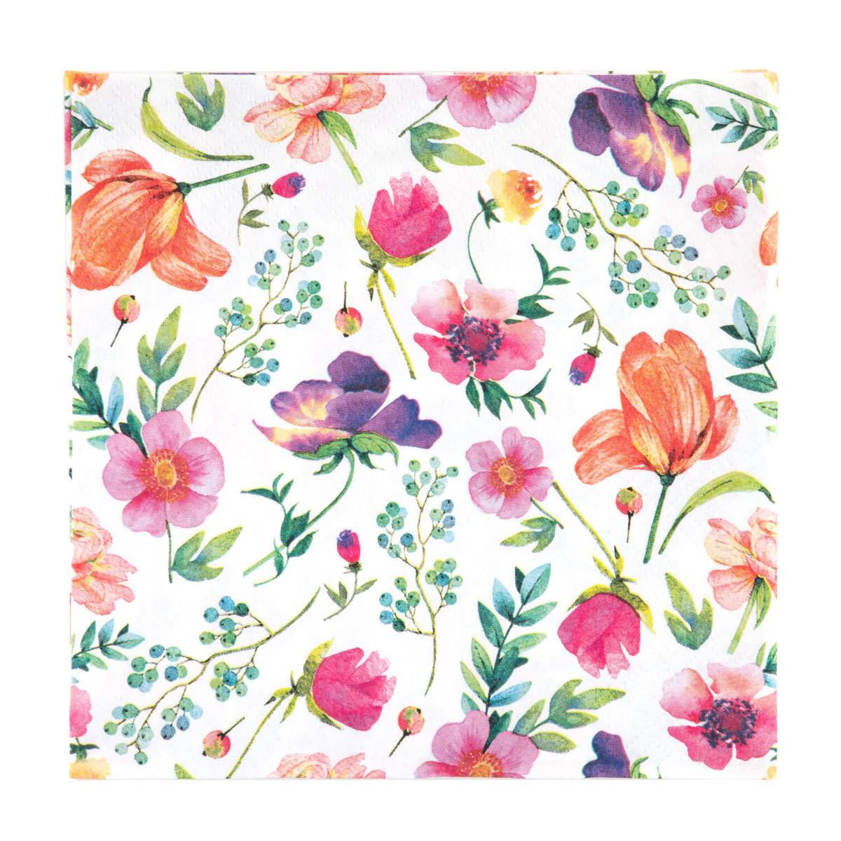 Serwetki Tovaglioli Di Carta Con Cavalli – 20 Pezzi, 33x33 Cm, Multicolore, 9909876
