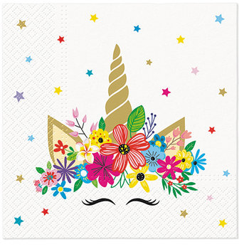 Serwetki PAW 33x33cm Unicorn Party - Paw Decor Collection