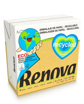 Serwetki Recycled Renova 80 Sztuk - Renova