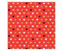 SERWETKI URODZINY DEKORACJA SERCE WALENTYNKI 20x