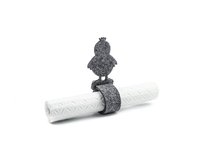 Serwetnik ze wzorem świątecznym - Kurczaczek Wielkanocny - 21 cm - 1 szt.