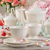 Serwis kawowy na 6 osób VENICE WHITE VILLA ITALIA