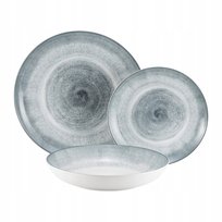 Serwis obiadowy dla 6 osób Aqua 18-elementowy AMBITION