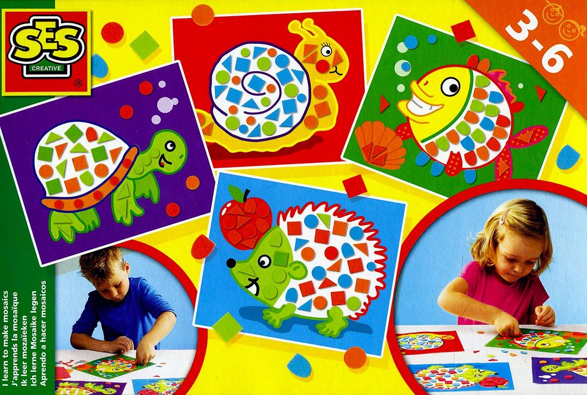 SES Creative, zestaw do nauki wyklejania Mozaika
