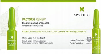 Sesderma Factor G Fiale Biostimolant Ampułki Przeciwstarzeniowe 7x1.5ml - Sesderma