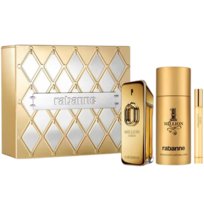 paco rabanne 1 million absolutely gold woda perfumowana 100 ml   zestaw  