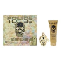 police born to shine for man woda toaletowa 75 ml   zestaw  